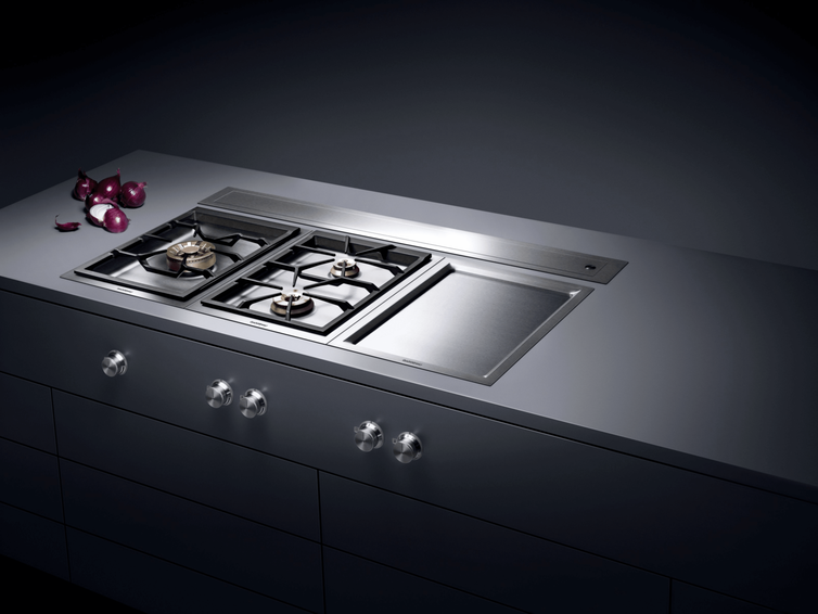 Встраиваемая вытяжка в столешницу gaggenau